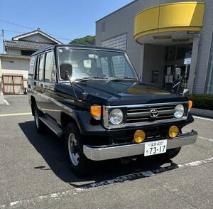 LandCruiser　70　LX　ディーゼル　MT　77　LandCruiserGenuineブラック