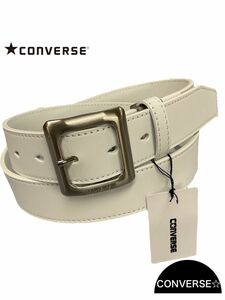 ゴルフに最適☆新品☆CONVERSE コンバース ☆牛床革メンズベルト 白色②