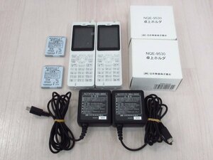 Saxa サクサ WX01J R 2台セット 充電台未使用品 保証有 PA 636