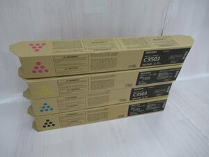 RICOH C3503 Ricoh toner cartridge MP P toner Cyan / yellow / magenta / black 4 color set Performance contract unused goods TL1026*