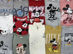 USA old clothes . character sweat 12 pieces set set sale 1 jpy start . sale America old clothes print illustration sweatshirt 