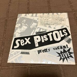 非売品 音楽CD SEX PISTOLS セックス・ピストルズ Pretty Vacant Live UK盤 紙ジャケの画像1