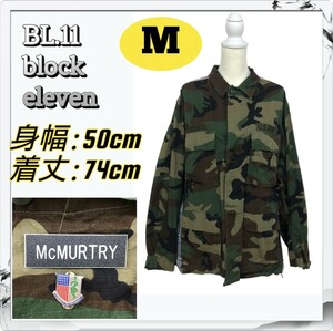 タグ付き BL.11 block eleven トップス ミリタリー 迷彩 M