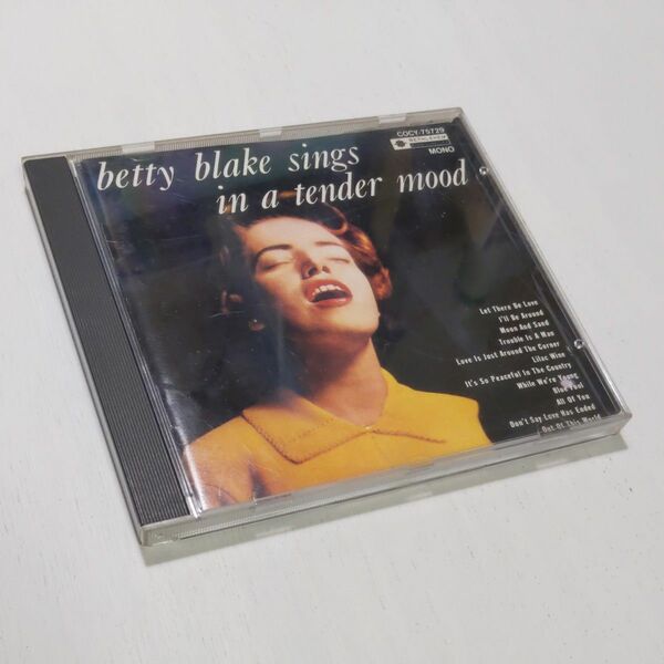 ベティブレイク シングス イン ア テンダームード BETTY BLAKE SINGS IN A TRNDER MOOD CD