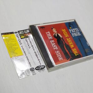 PATTY PAGE THE EAST SIDE THE WEST SIDE パティペイジ 帯付き国内盤CD