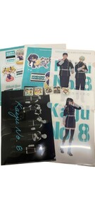  monster 8 number clear file 5 kind, magnet 5 kind full complete set Lawson 