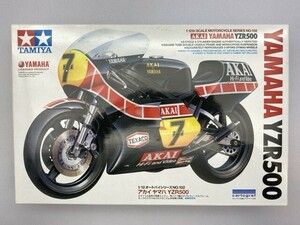  Tamiya 1/12 Akai Yamaha YZR500 дисплей модель 14102/ Junk * совместно сделка * включение в покупку не возможно [26-1757]