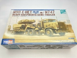 ホビーボス 1/35 アメリカ M911戦車運搬車 w.M747重装備セミトレーラー 85519 ※まとめて取引・同梱不可 [50-1820]