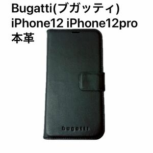 Bugatti(ブガッティ) iPhone12 iPhone12pro 本革 手帳型ケース