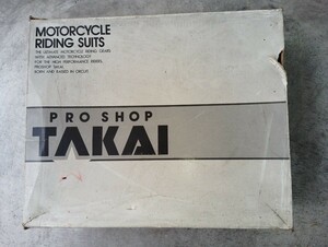 プロショップ高井　PRO SHOP TAKAI　つなぎ　レザースーツ　Mサイズ　当時物