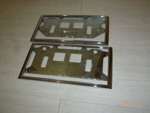  Honda original plating number frame all after two pieces set ultimate beautiful goods 