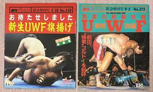 週刊プロレス増刊号「新生UWF」2冊＋ゴング格闘技増刊号「格闘技名勝負100」