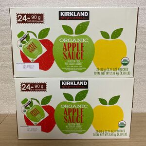 コストコ　オーガニック　アップルソース　2箱(48個)