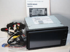 ◆◇ダイハツ純正OPナビ DIATONE SOUND NSZM-W64D NR-MZ80-DH フルセグ/SD/Bluetooth/DVD 2013年度地図◇◆