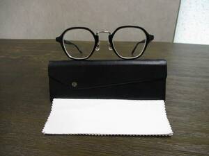 希少 ayame Matterhorn Ⅱ アヤメ マッターホルン 2 HAND MADE IN JAPAN 専用ケース 黒縁眼鏡