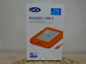 未使用・未開封☆ELECOM/エレコム/２EUAP8/REGGED/USB-C/ポータブルHDD/1TB