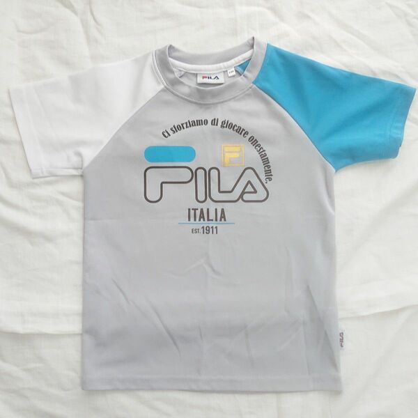 120 半袖Tシャツ FILA メッシュTシャツ スポーツ キッズ 男の子