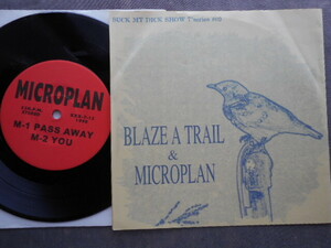 8479 【EP】 Blaze A Trail & Microplan／Split／XXX Records XXX-7-15／PUNK