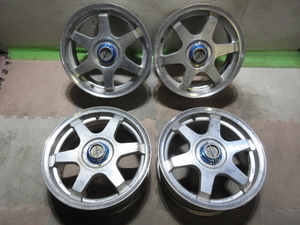 * rare!! MIYABI Sports 15 -inch 6.5J OFF:+38 4H-100&114.3 hub diameter approximately 67 millimeter 4 pcs set 