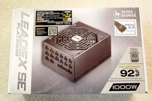 即決♪ 新品未開封 SUPERFLOWER 80PLUS PLATINUM認証 ハイエンド1000W電源　LEADEX PLATINUM SE 1000W Black