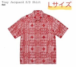 Supreme Tray Jacquard S/S Shirt サイズL