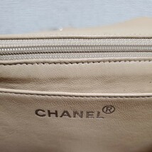 CHANEL シャネル ラムスキン マトラッセ25 Sフラップ Sチェーン ベージュ シール ショルダーバッグ チェーンバッグ 正規品 高級 _画像10