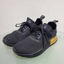 adidas アディダス NMD R1 スニーカー 24.5㎝ ブラック ゴールド 人気モデル 激カワ_画像1