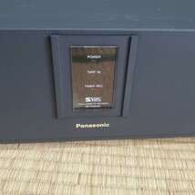 Panasonic パナソニック VHS ビデオデッキ NV-X10000 通電確認済み VIDEO CASSETTE RECORDER VIDEO MASTER _画像3