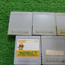 Nintendo GAMECUBE ゲームキューブ 10枚 メモリーカード まとめ売り オススメ GC まとめて DOL-008 DOL-014 ブラック グレー 送料230円_画像5