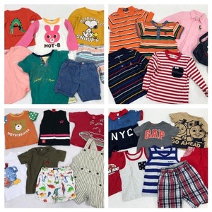 FS-839 child clothes [ man SET size 80cm~95cm*72 put on ] Miki House rucksack attaching * Mont Bell * Polo Ralph Lauren other * large amount * old clothes *. summarize lucky bag 