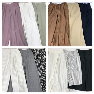 FS-956 carefuly selected [# wide pants * gaucho pants * baggy pants * natural series ko-te. summarize set large amount 22 put on ]* large amount * old clothes *