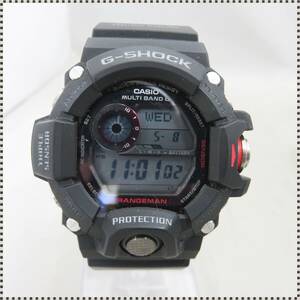 【 美品 】 CASIO G-SHOCK レンジマン GW-9400J 1JF Master of G メンズ 電波ソーラー 腕時計 HA050808