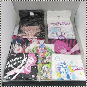 【 キャラクターTシャツまとめ7点 】 まどマギ のんのんびより ラブライブ はがない Angel Beats! 重音テト 他 HA051002