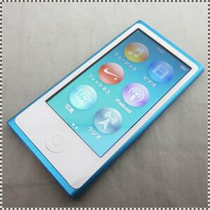 Apple iPod nano 第7世代 本体 ブルー 16GB A1446 本体のみ HA051413