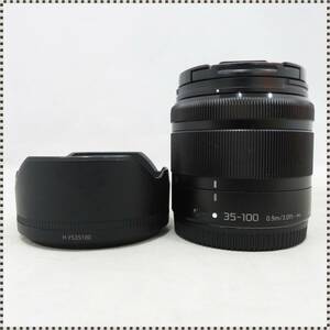 LUMIX G VARIO 35-100mm F4.0-5.6 ASPH. MEGA O.I.S. ブラック 望遠 ズームレンズ Panasonic HA053004