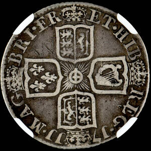* earth .[NGC F D]1711 England 1S silver coin world coin old coin money coin silver coin gold coin copper coin [ settlement time limit Tuesday ]