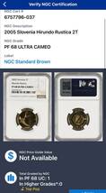 ★土終 【NGC PF68 ULTRA CAMEO N社唯一の最高鑑定】2005 スロベニア 2T銅貨 完全未使用 プルーフ 世界コイン 古銭 貨幣【決済期限火曜日】_画像5