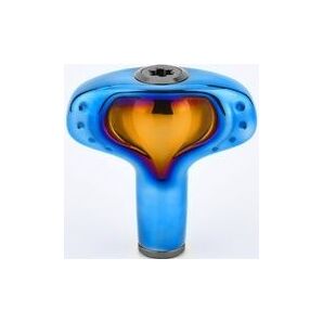 ゴメクサス 湯川マサタカ監修 チタン製エギング向けTノブ TypeA/TypeS 42mm ダイワ シマノ共用 チタン×ブラック