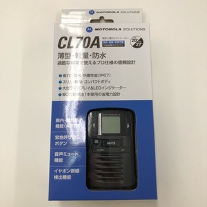 【1円スタート】 モトローラ CL70A ブラック 特定小電力トランシーバー 特小 無線機[8127]