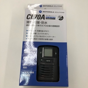 【1円スタート】 モトローラ CL70A ブラック 特定小電力トランシーバー 特小 無線機[8145]