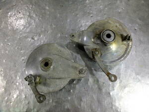  Honda god company ..C92 drum brake panel rom and rear (before and after) 