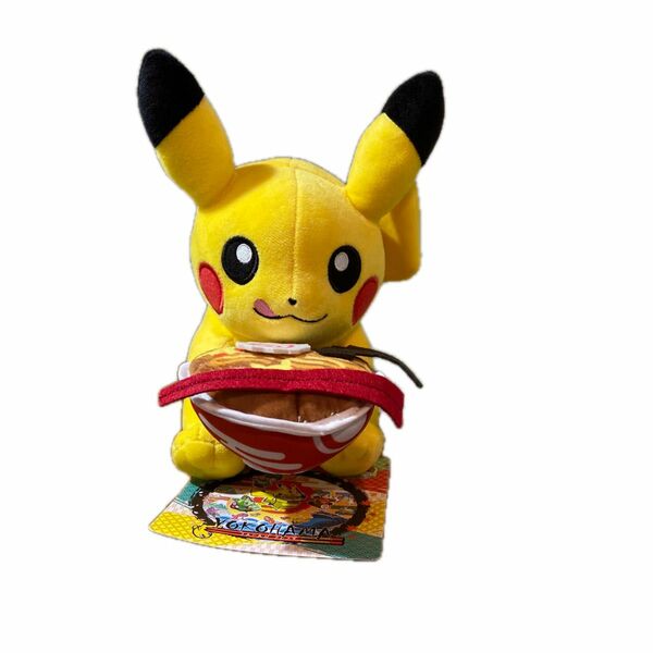 ぬいぐるみ ピカチュウ (ラーメン) ぬいぐるみ 「ポケットモンスター」 ポケモンワールドチャンピオンシップ2023会場内ポ