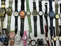 ジャンク 腕時計 150本以上 D&G YSL GIVENCHY SKAGEN SEIKO CITIZEN G-SHOCK Baby-G ブランド まとめ売り 大量 まとめて 動作未確認品_画像8