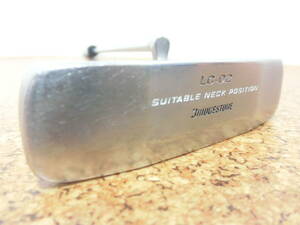 ♪BRIDGESTONE ブリヂストン LC PUTTER SERIES LC-02 SUITABLE NECK POSITION パター 34.5インチ 純正スチールシャフト 中古品♪T1534