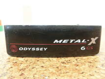 ♪ODYSSEY オデッセイ METAL-X #6 CS メタルエックス センターシャフト パター 35インチ 純正スチールシャフト TRUE TEMPER 中古品♪T1187_画像2