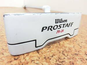 ♪Wilson ウィルソン PROSTAFF PS-28 プロスタッフ パター 34インチ 純正スチールシャフト 中古品♪T1347