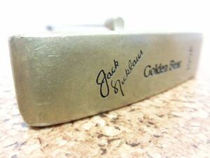 希少♪Golden Bear ゴールデンベア Jack Nicklaus 100P ジャックニクラウス パター 34インチ 純正スチールシャフト 中古品♪T0572