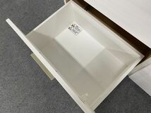 ニトリ/NITORI キッチンボード ソレル 幅100 ホワイト レンジボード カップボード 食器棚 中古家具 店頭引取歓迎 R8302_画像8