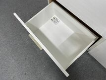 ニトリ/NITORI キッチンボード ソレル 幅100 ホワイト レンジボード カップボード 食器棚 中古家具 店頭引取歓迎 R8336_画像7