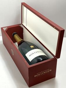 木箱&空瓶　Bollinger Brut Special Cuvee ボランジェ　ダブルマグナムボトル3000ml ジェロボアム　ディスプレイ　コレクションオブジェ　